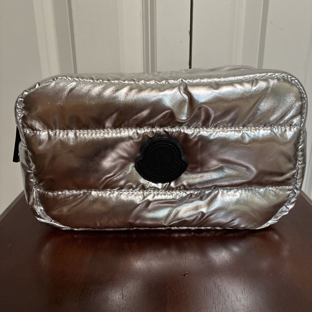 Moncler Parfums Puffer GWP VIP Toiletry Cosmetic Makeup Beauty Pouch Bag NEW